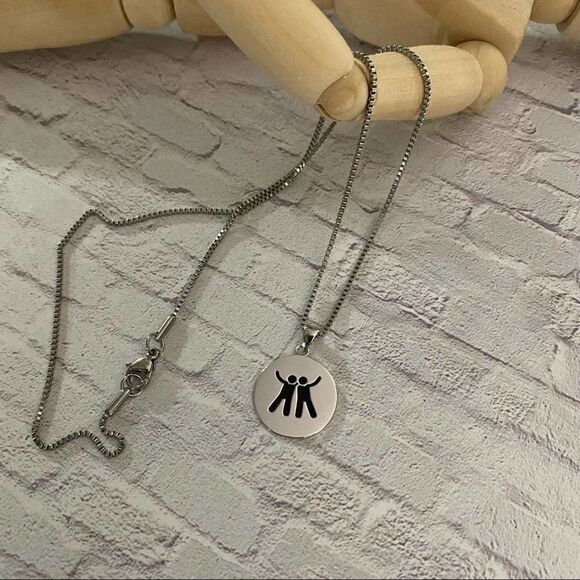 Friendship Sterling Silver Necklace - Picture 4 of 7